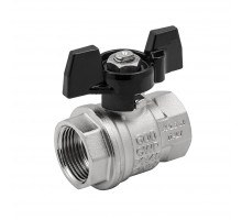 Кран шаровой ELSEN Strong T 3/4 ВВ ручка-бабочка латунь EV34.2200