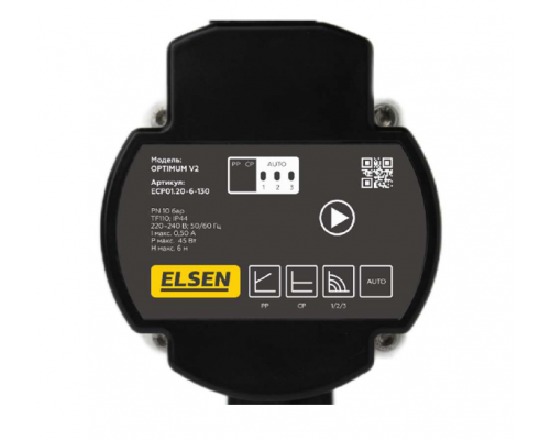 Насос циркуляционный ELSEN Optimum V2 DN32 6 м 180 мм ECP01326180