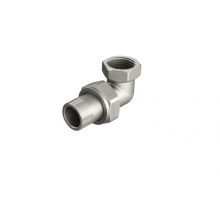 Сгон-американка угловой Metalit TIN PLATED 1/2 НВ латунь конусное уплотнение O-ring EBF2712T