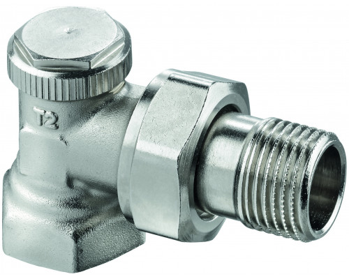 Вентиль отсекающий угловой Elsen 1/2x1/2 никелированный EVR10.3412