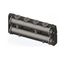 Гребенка в изоляции ELSEN DN100 2 контура фланцевые отводы DN40 PN10 EWG100.402
