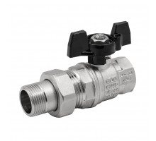 Кран шаровой ELSEN Strong T 1/2 НВ ручка-бабочка с разъемным соединением EV12.3201