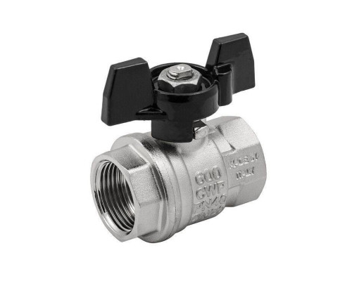 Кран шаровой Högert Technik Strong T 3/4 ВВ ручка-бабочка EV342200