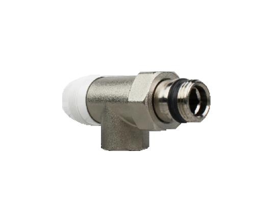 Вентиль отсекающий осевой Elsen 1/2x1/2 никелированный EVR10.3413