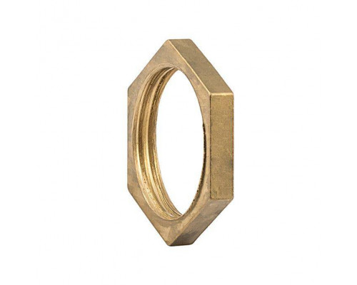Гайка стопорная Metalit 1 дюйм В латунь без фланца EBF2410