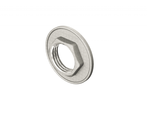 Гайка стопорная Metalit TIN PLATED 3/4 латунь с фланцем EBF2534T