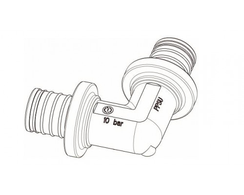 Угольник 90° ELSEN PPSU 16х16 мм EFA21.1616P