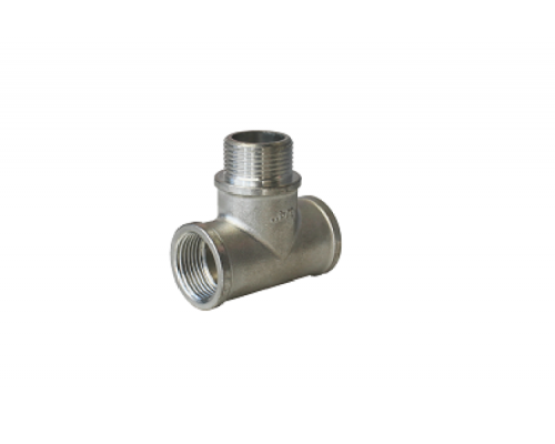 Тройник равнопроходной Metalit TIN PLATED ВНВ 3/4 латунь луженый EBF0834T