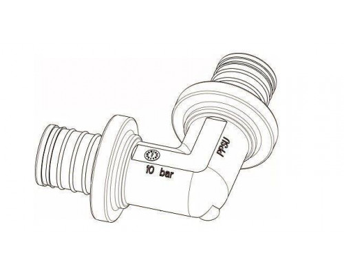Угольник 90° ELSEN Monolit 32 мм PPSU EFA213232P